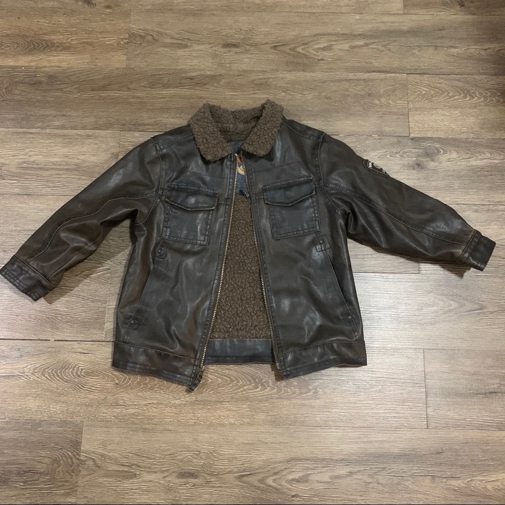 Kids Vintage Leather Jacket